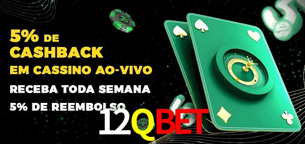 Promoções do cassino ao Vivo 12Qbet
